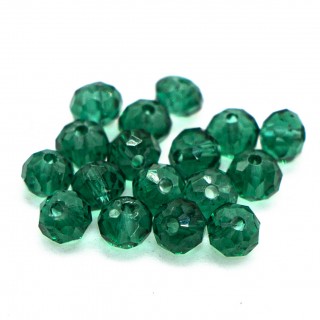 Бусины рондели 2мм, темно бирюзовый